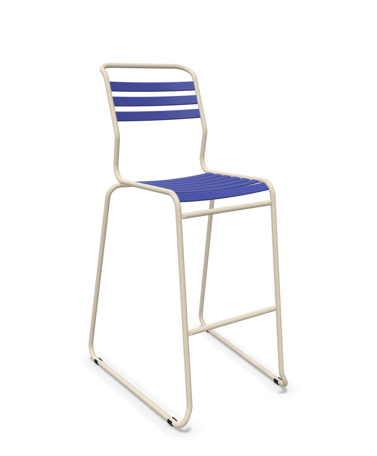 Schaffner Säntis Hocker Freischwinger mit Lattenrost
