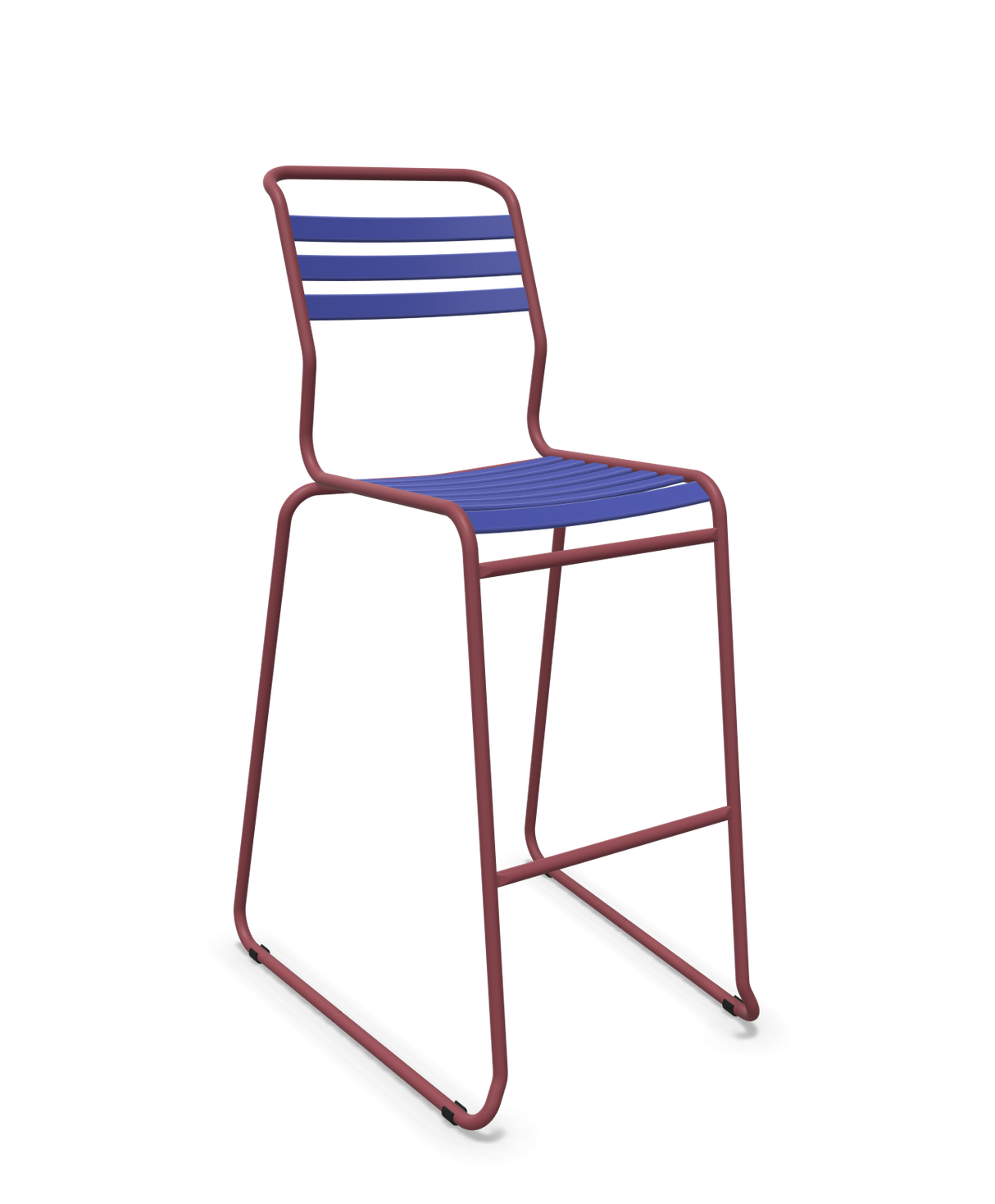 Schaffner Säntis Hocker Freischwinger mit Lattenrost