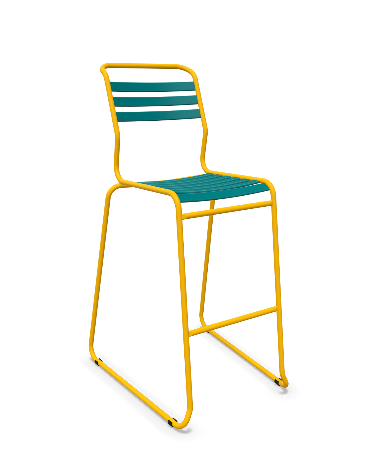 Schaffner Säntis Hocker Freischwinger mit Lattenrost