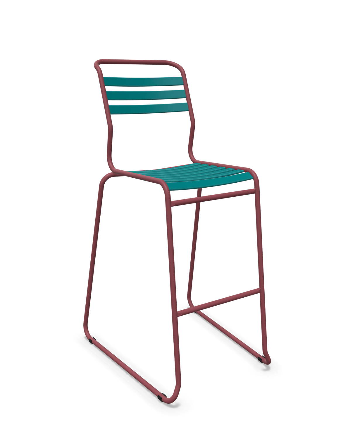 Schaffner Säntis Hocker Freischwinger mit Lattenrost