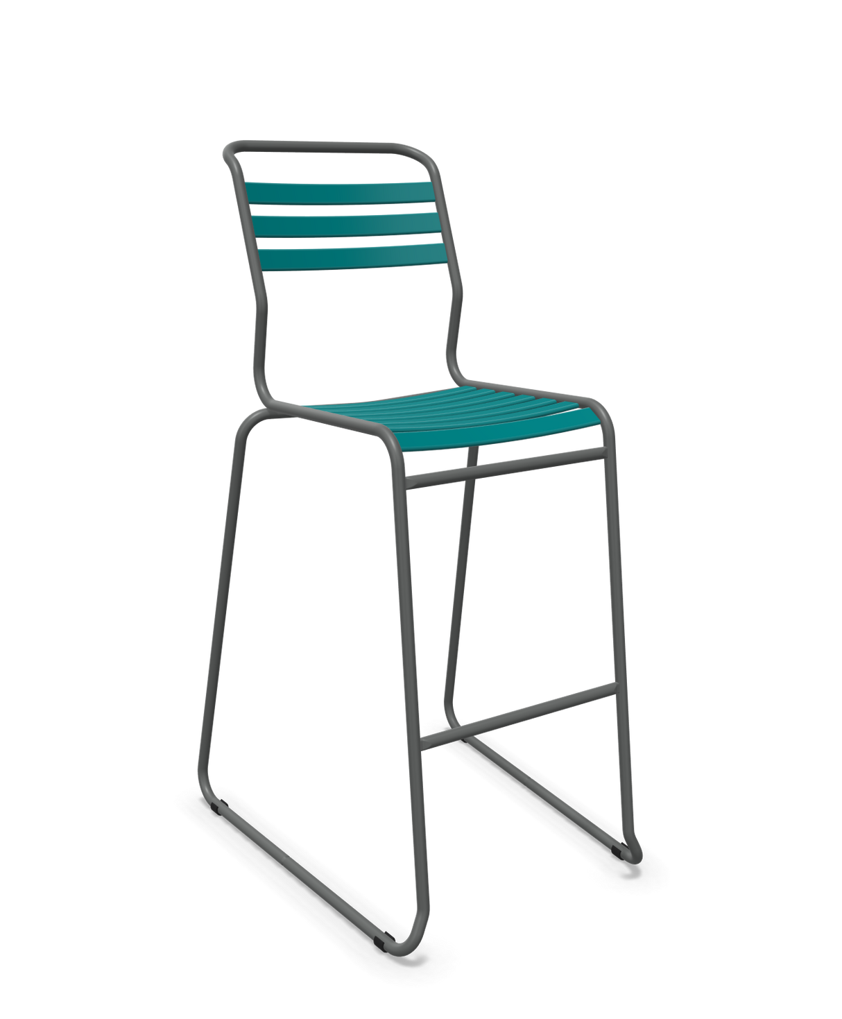 Schaffner Säntis Hocker Freischwinger mit Lattenrost