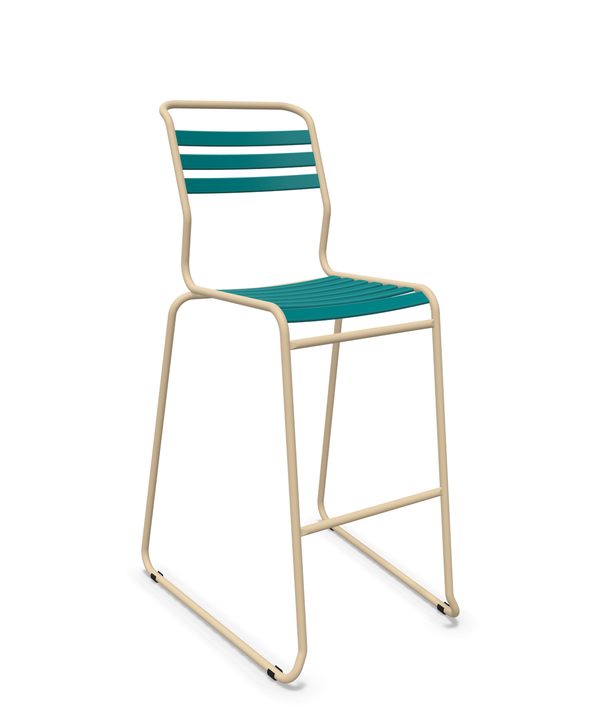 Schaffner Säntis Hocker Freischwinger mit Lattenrost