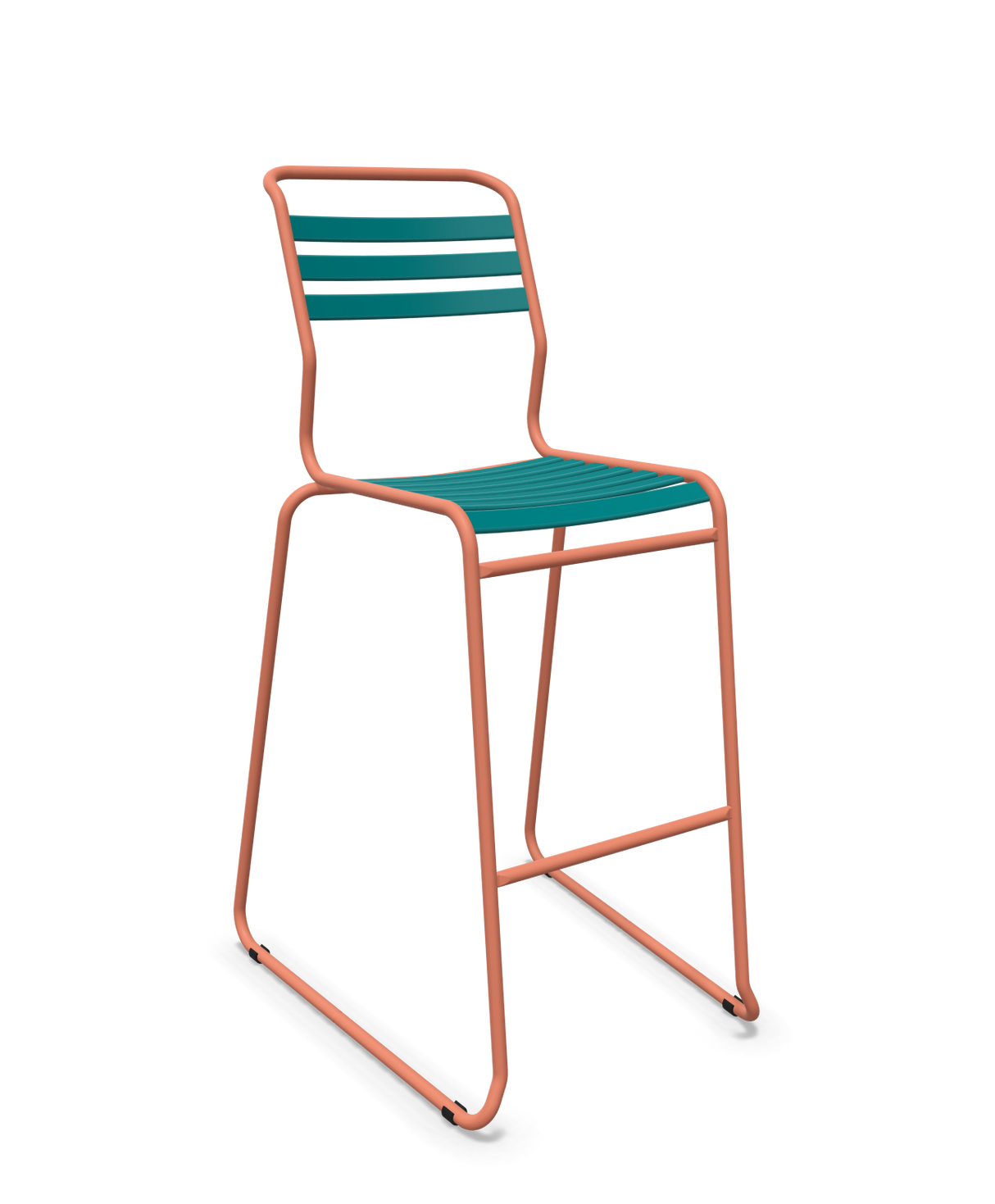 Schaffner Säntis Hocker Freischwinger mit Lattenrost