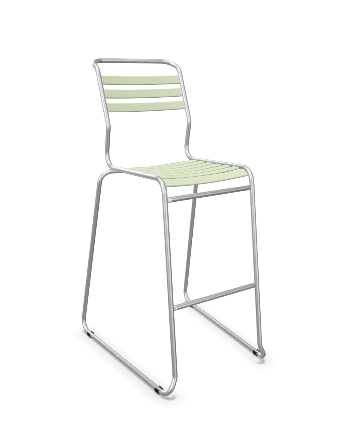 Schaffner Säntis Hocker Freischwinger mit Lattenrost