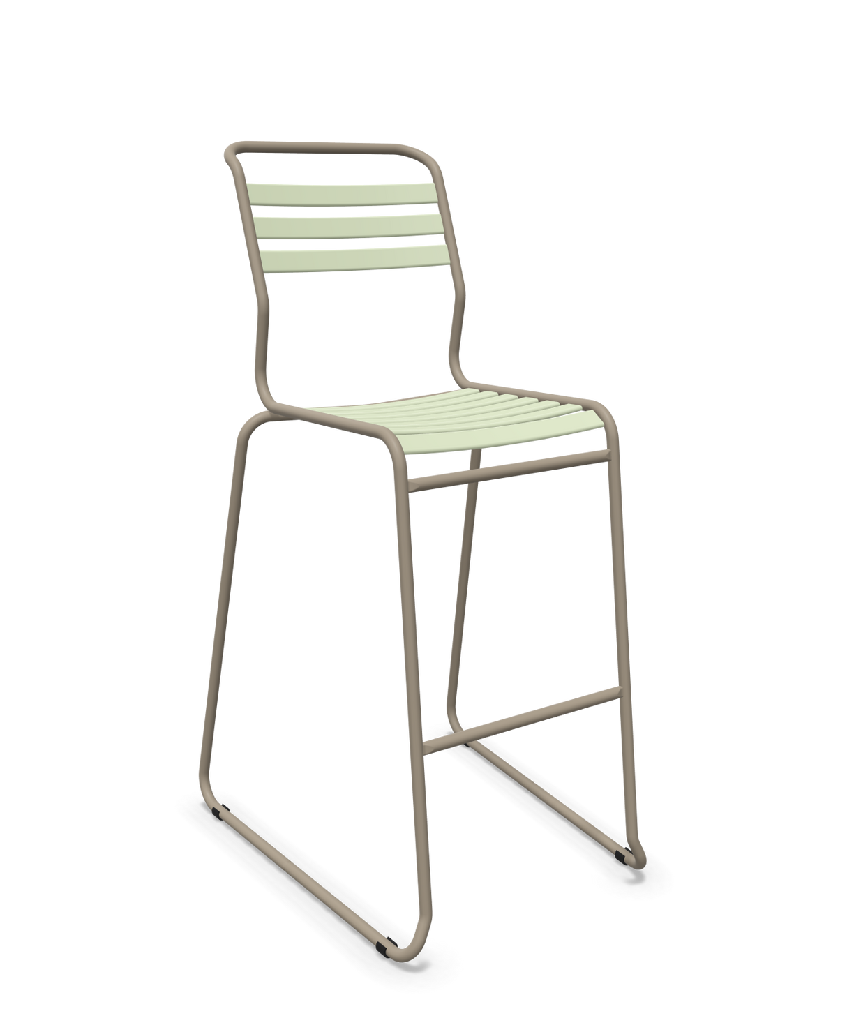 Schaffner Säntis Hocker Freischwinger mit Lattenrost