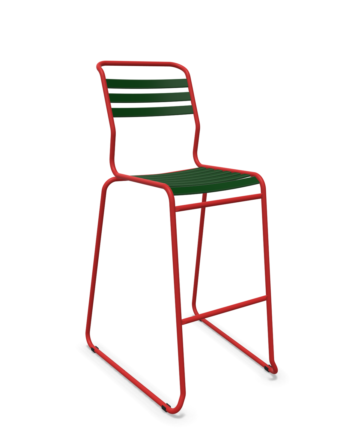 Schaffner Säntis Hocker Freischwinger mit Lattenrost