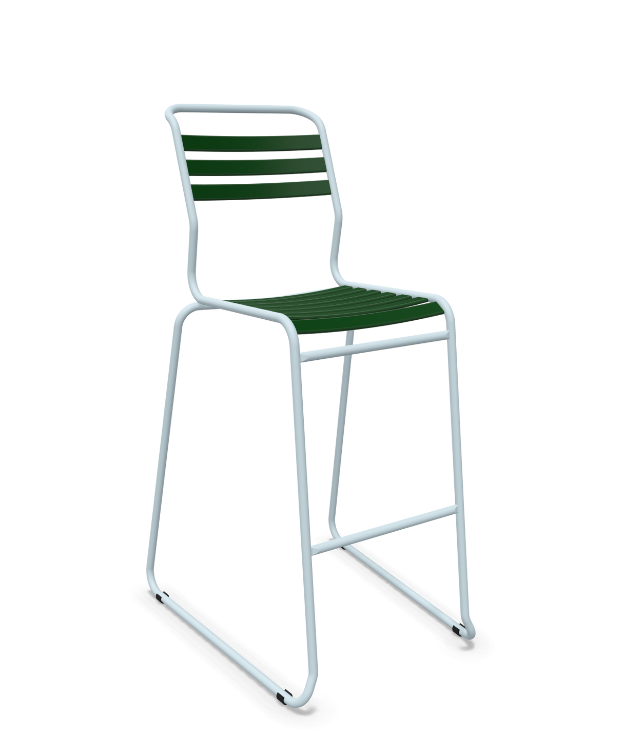 Schaffner Säntis Hocker Freischwinger mit Lattenrost