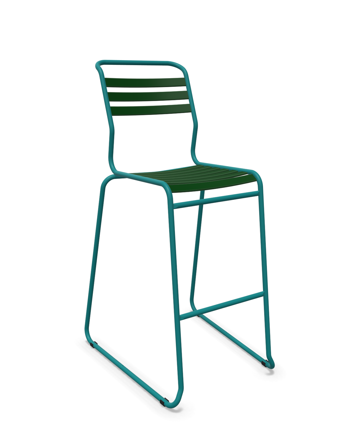 Schaffner Säntis Hocker Freischwinger mit Lattenrost