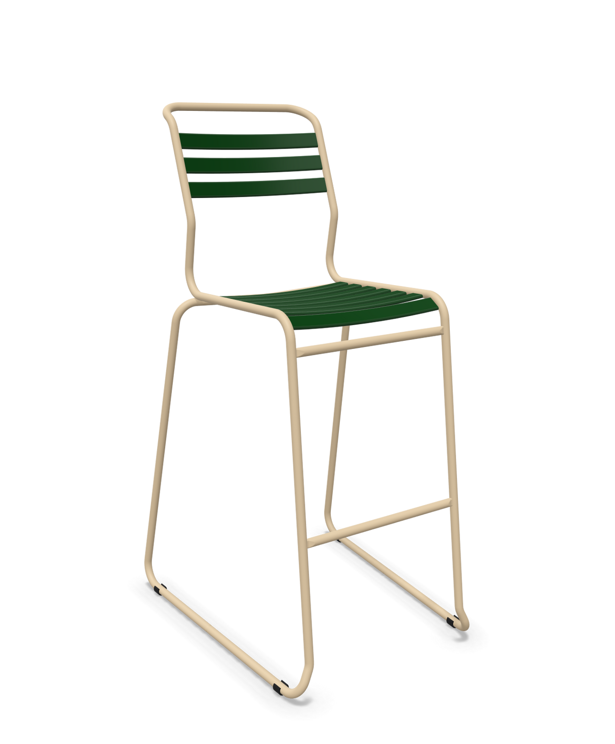 Schaffner Säntis Hocker Freischwinger mit Lattenrost