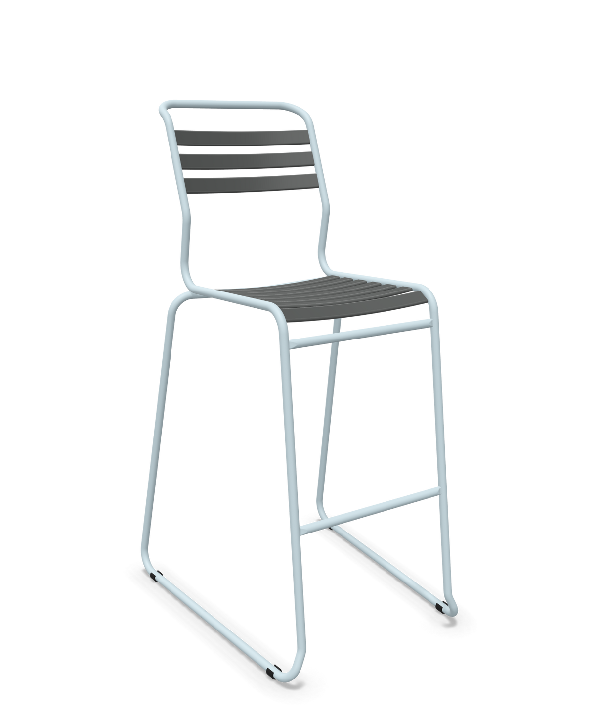 Schaffner Säntis Hocker Freischwinger mit Lattenrost