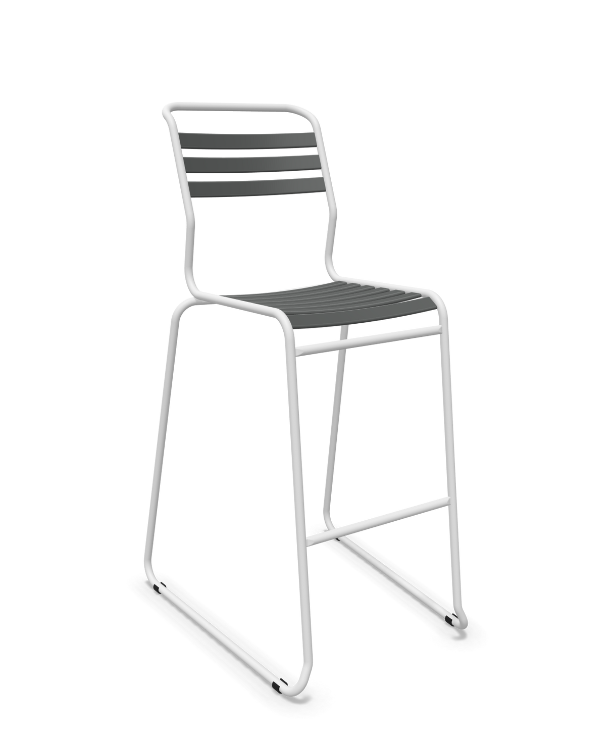 Schaffner Säntis Hocker Freischwinger mit Lattenrost