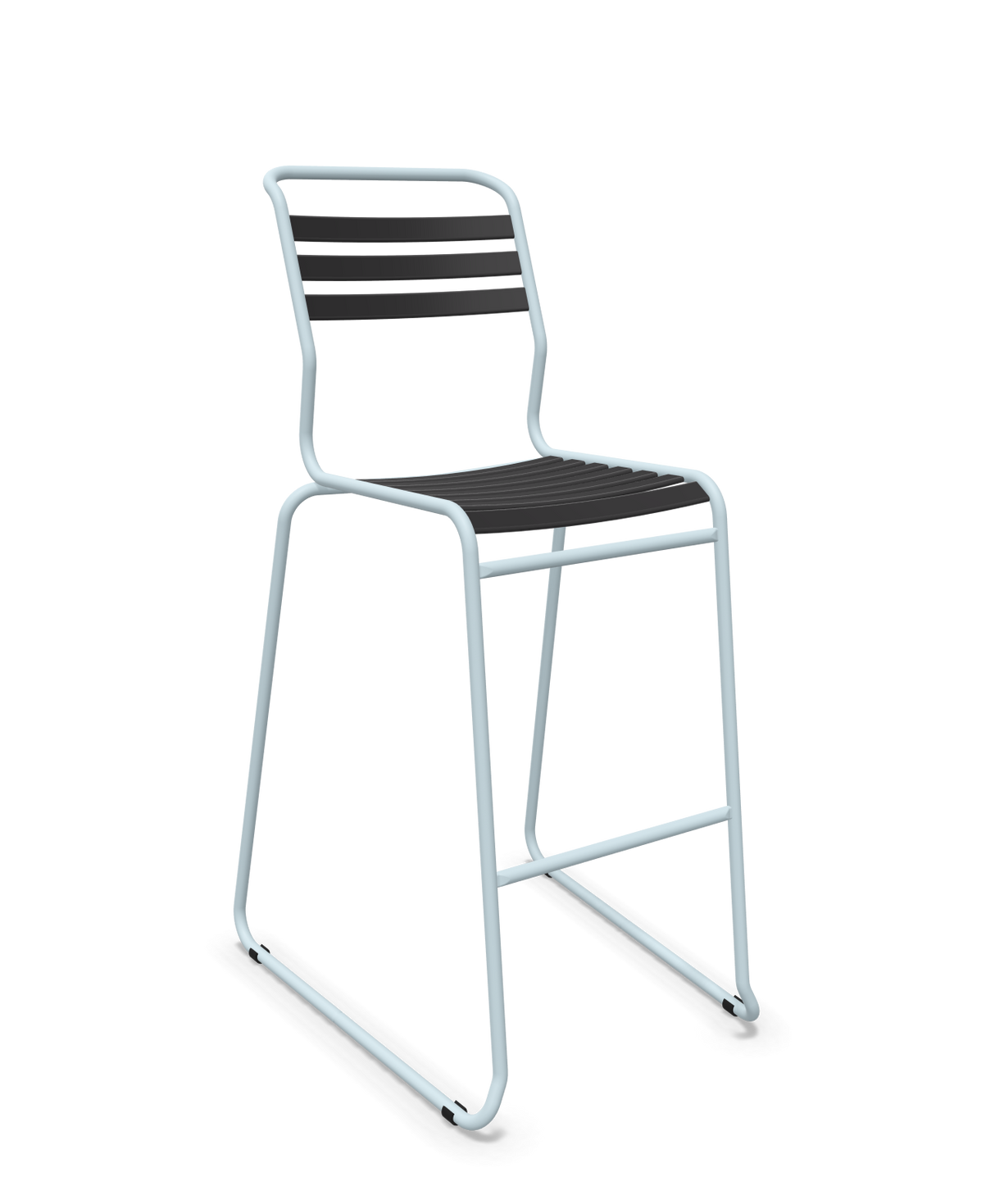 Schaffner Säntis Hocker Freischwinger mit Lattenrost