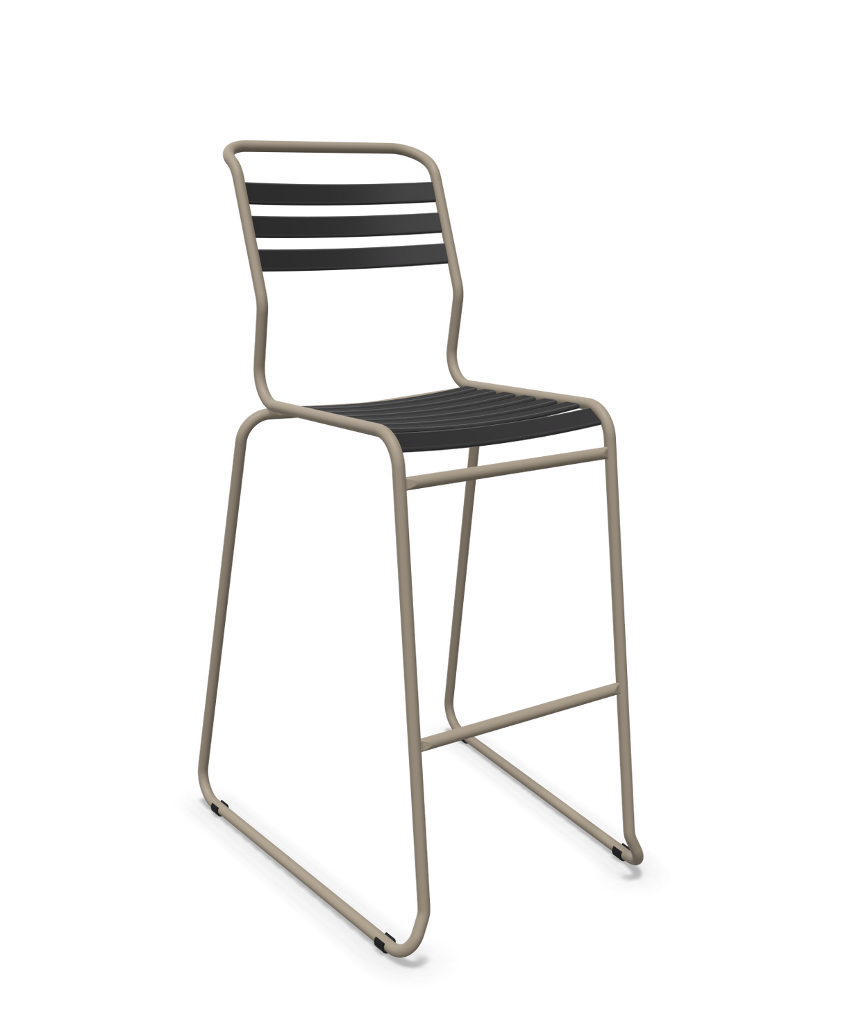 Schaffner Säntis Hocker Freischwinger mit Lattenrost