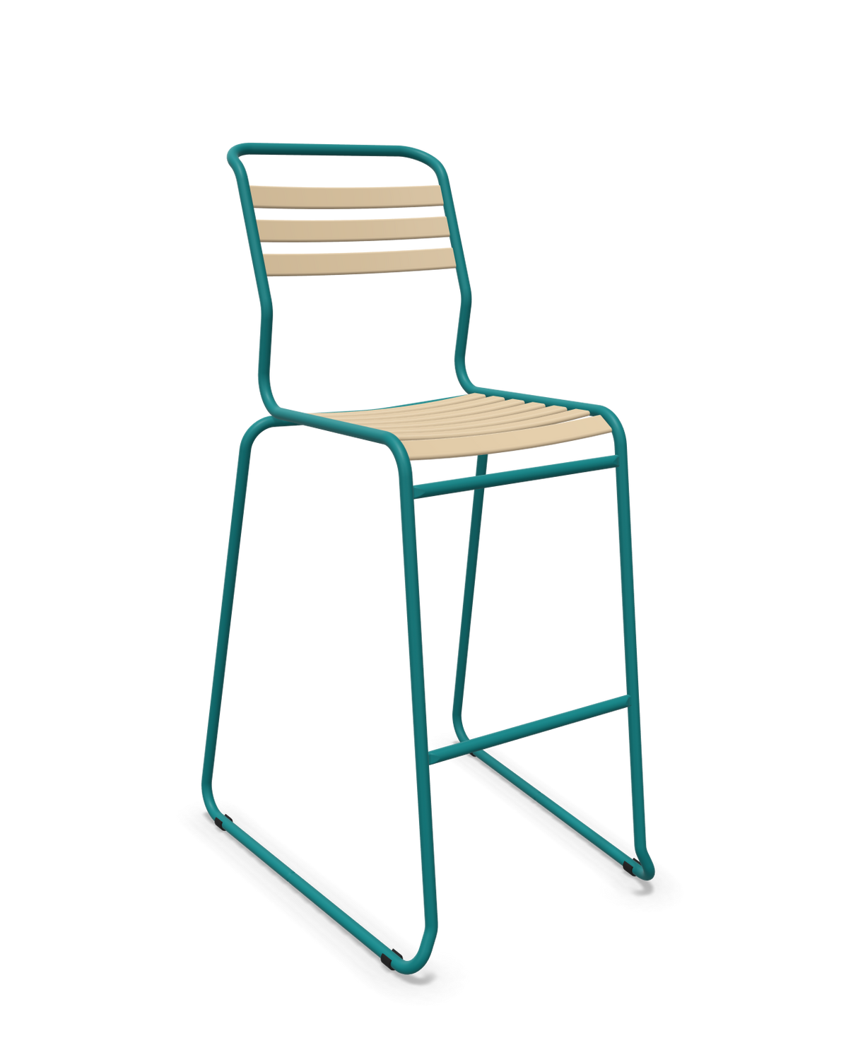 Schaffner Säntis Hocker Freischwinger mit Lattenrost