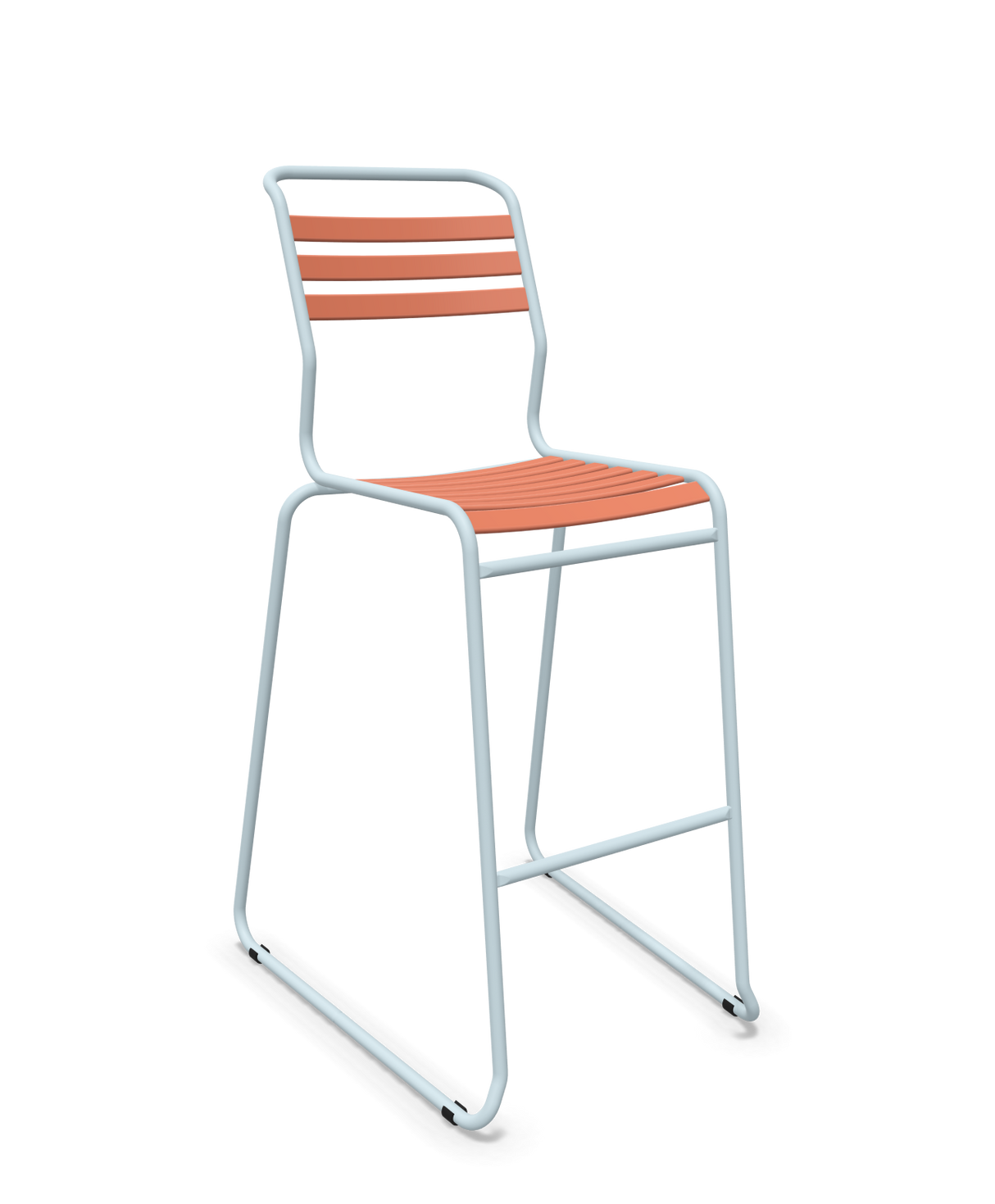 Schaffner Säntis Hocker Freischwinger mit Lattenrost