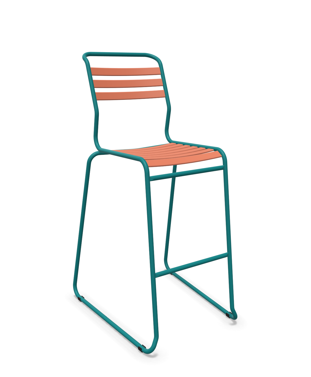 Schaffner Säntis Hocker Freischwinger mit Lattenrost