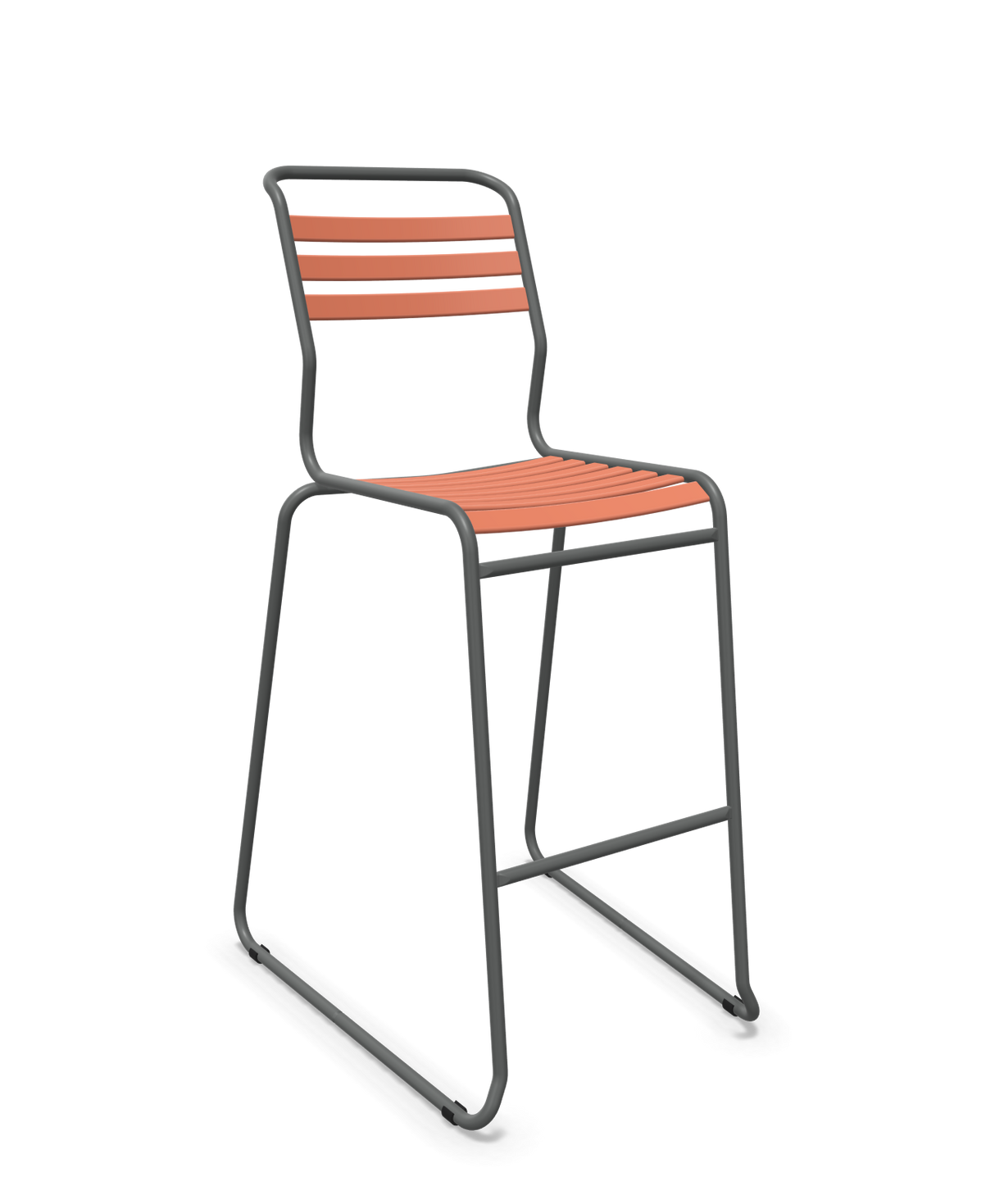 Schaffner Säntis Hocker Freischwinger mit Lattenrost