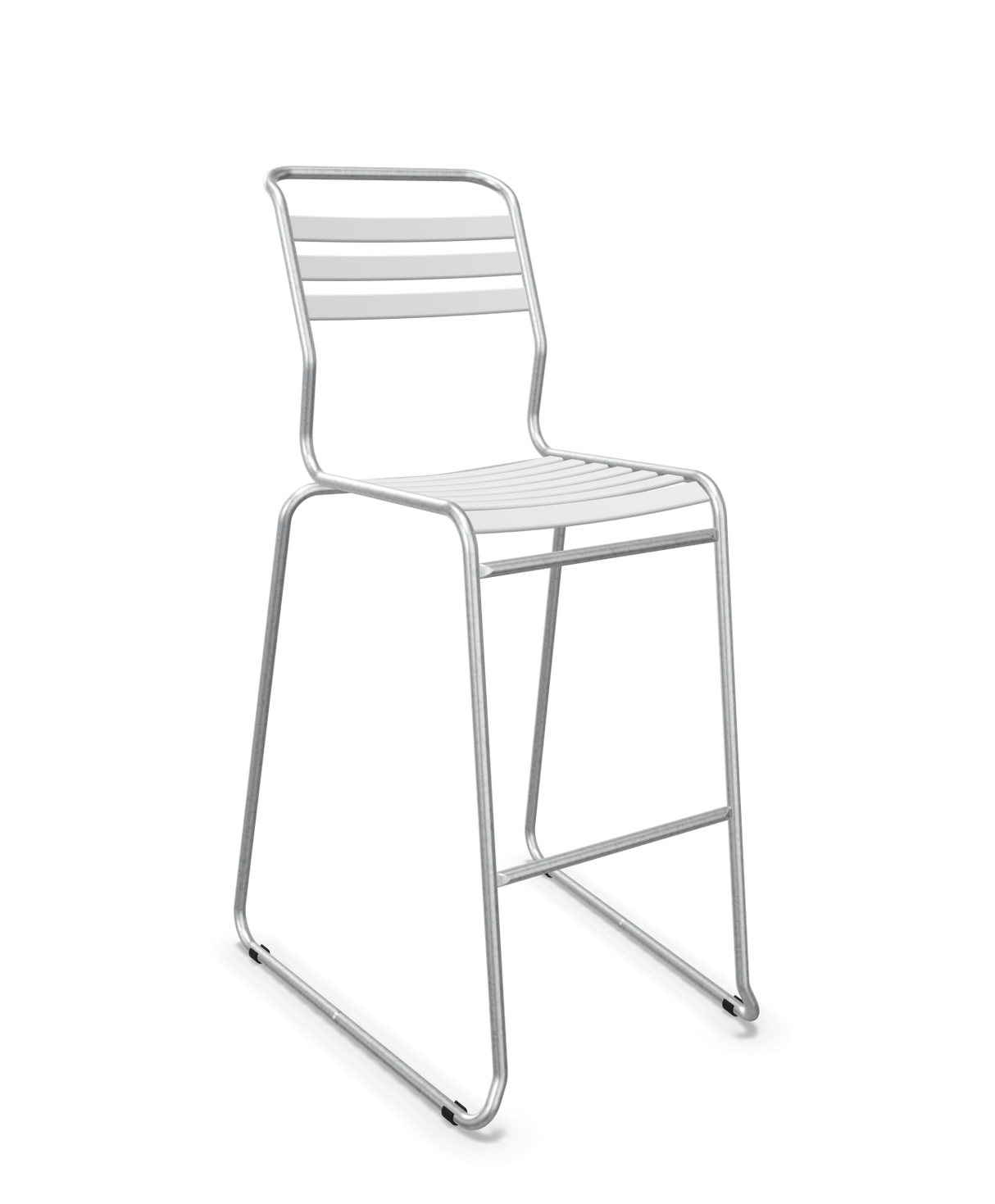 Schaffner Säntis Hocker Freischwinger mit Lattenrost