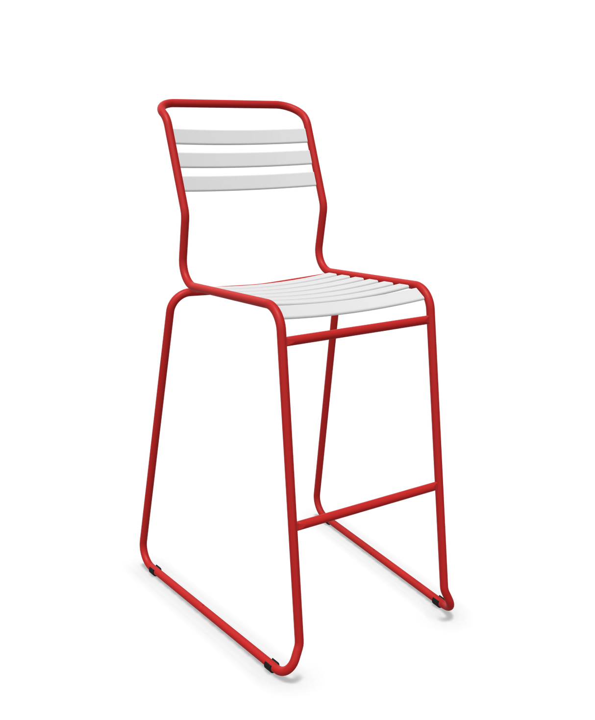 Schaffner Säntis Hocker Freischwinger mit Lattenrost