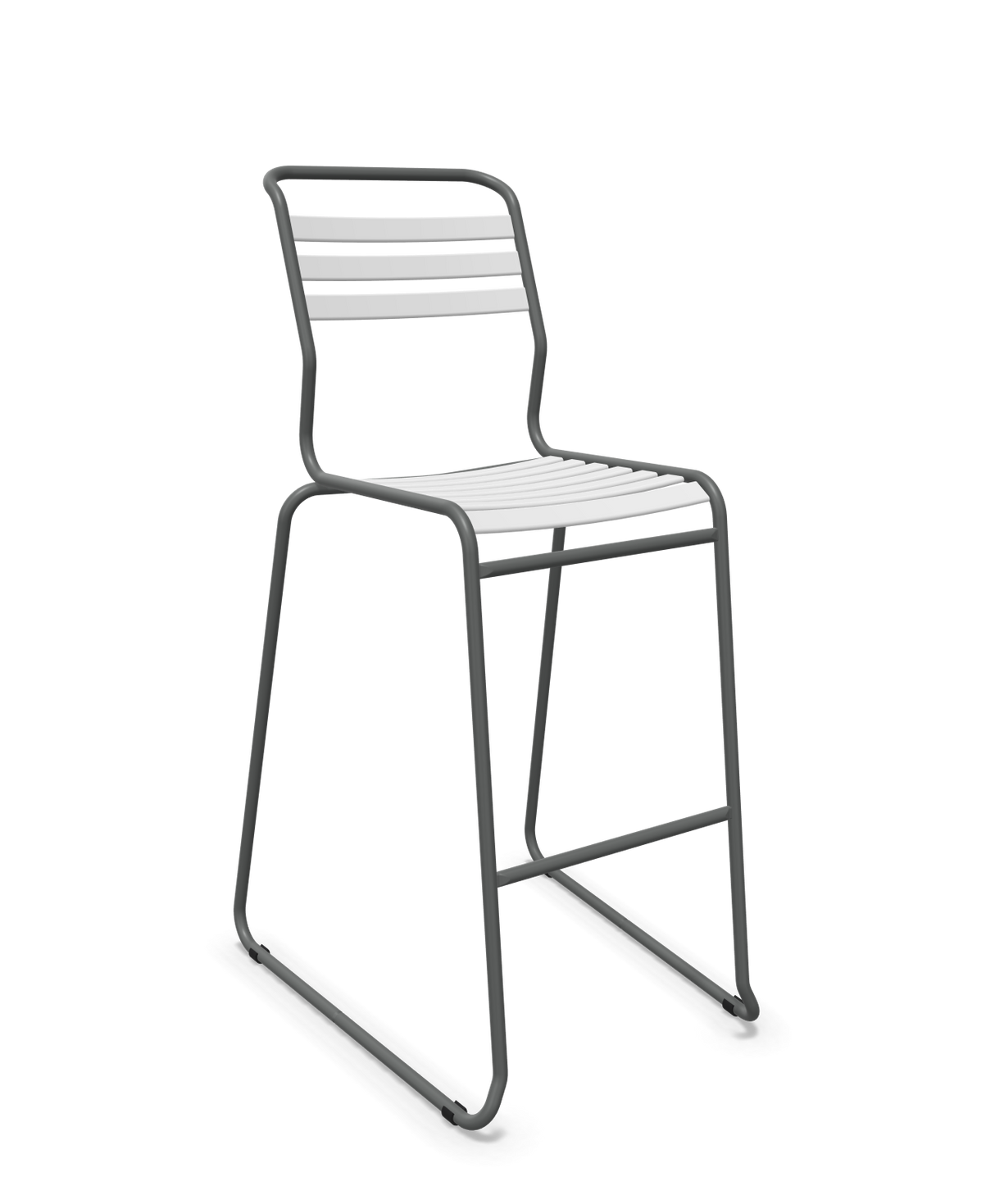 Schaffner Säntis Hocker Freischwinger mit Lattenrost