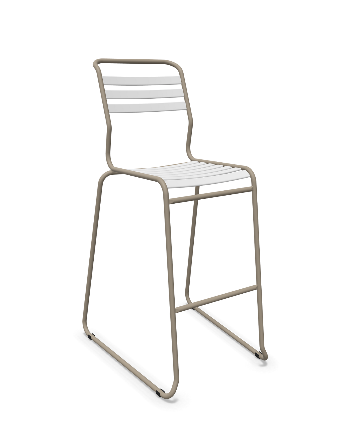 Schaffner Säntis Hocker Freischwinger mit Lattenrost