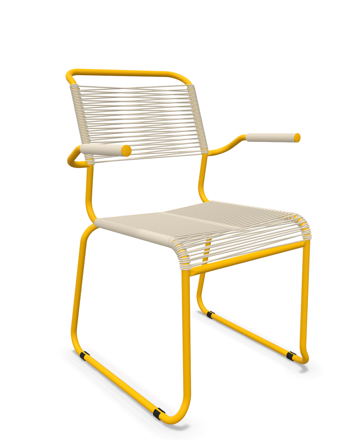 Schaffner Säntis Fauteuil repas Spaghetti pieds en luge