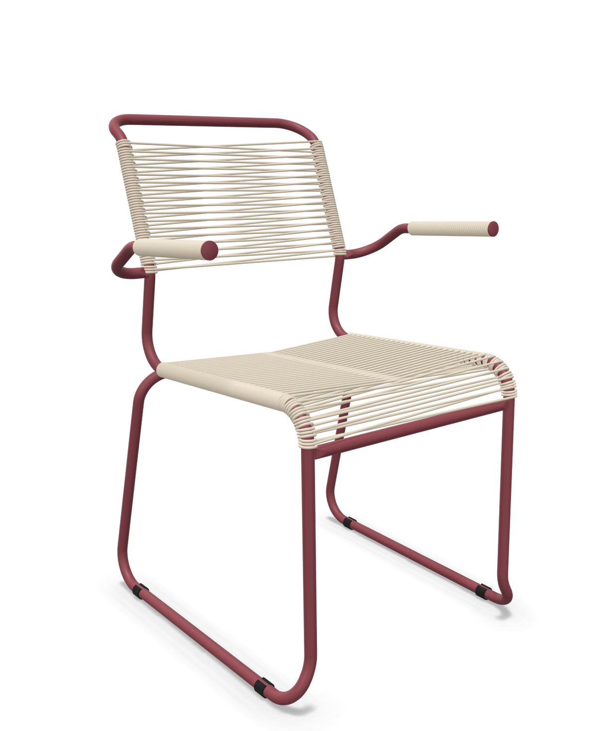 Schaffner Säntis Fauteuil repas Spaghetti pieds en luge
