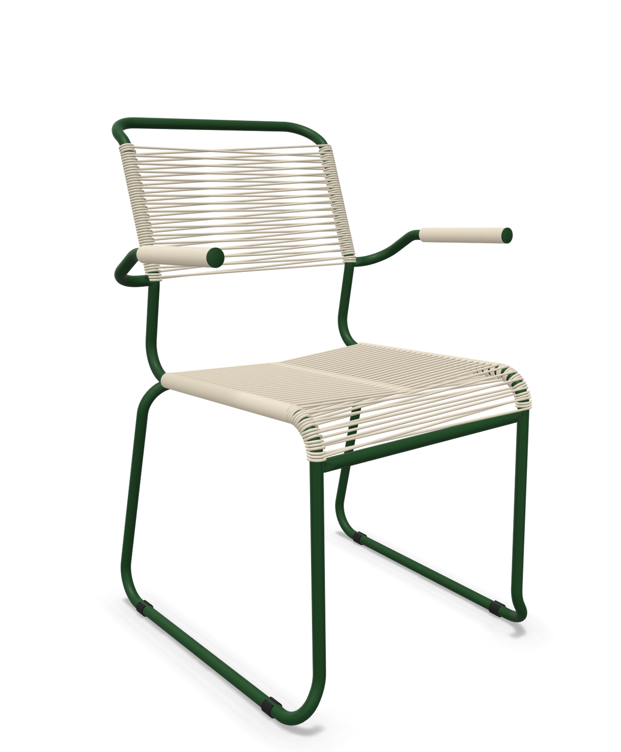 Schaffner Säntis Fauteuil repas Spaghetti pieds en luge