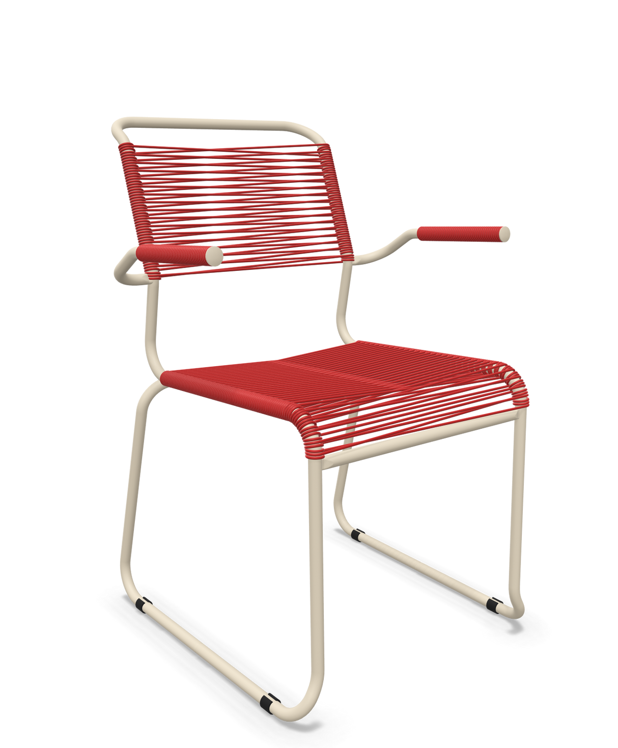 Schaffner Säntis Fauteuil repas Spaghetti pieds en luge