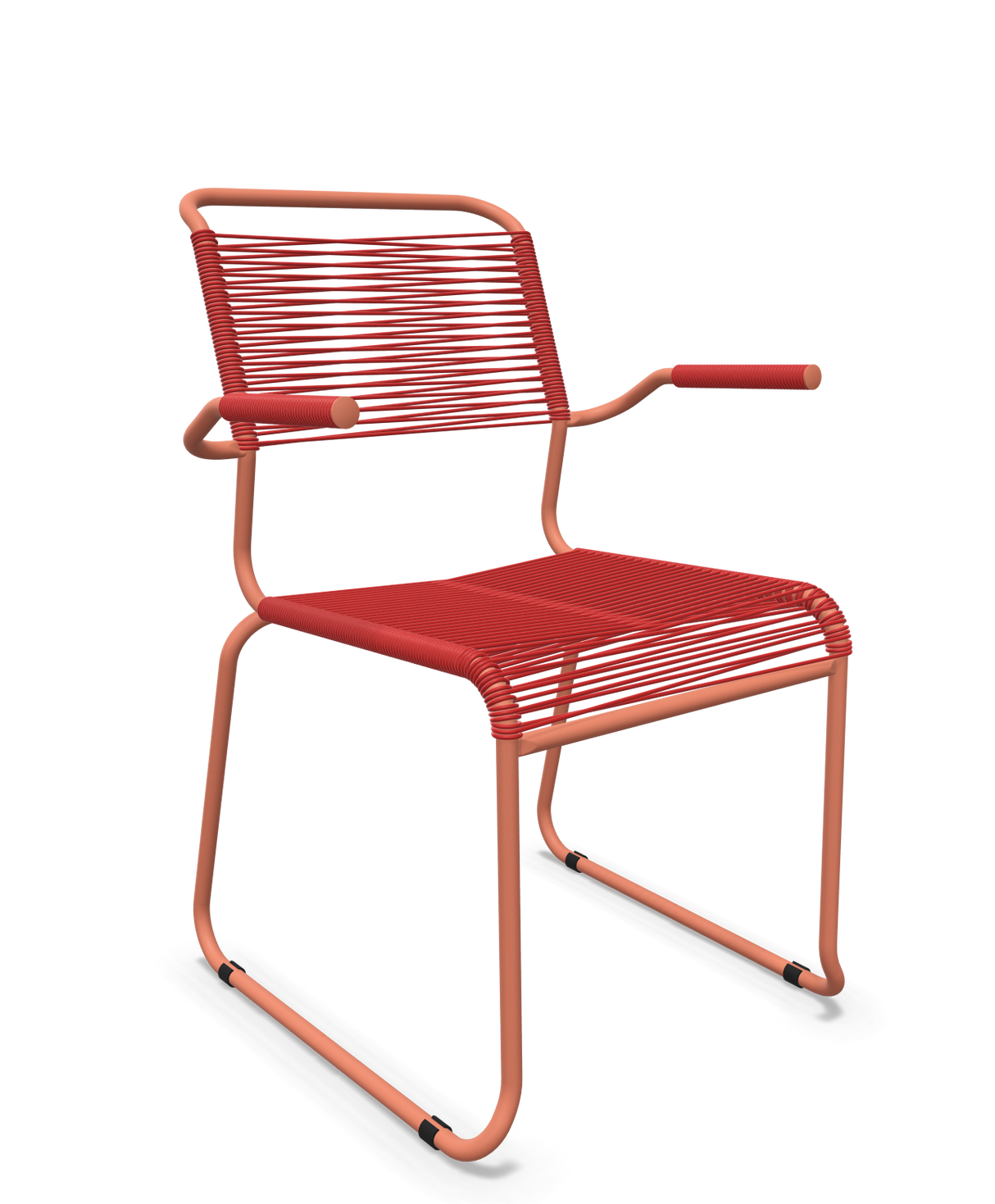 Schaffner Säntis Fauteuil repas Spaghetti pieds en luge