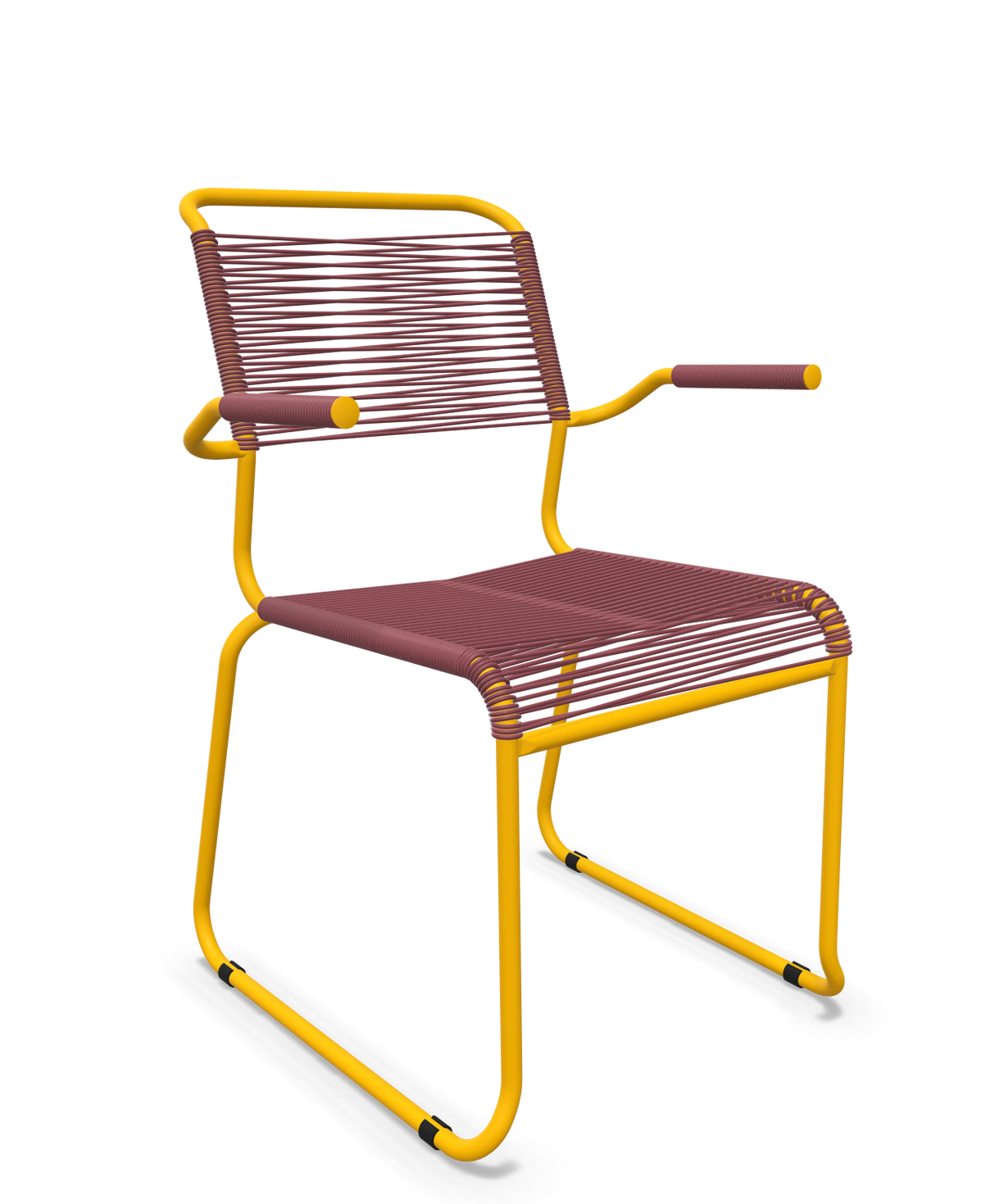 Schaffner Säntis Fauteuil repas Spaghetti pieds en luge
