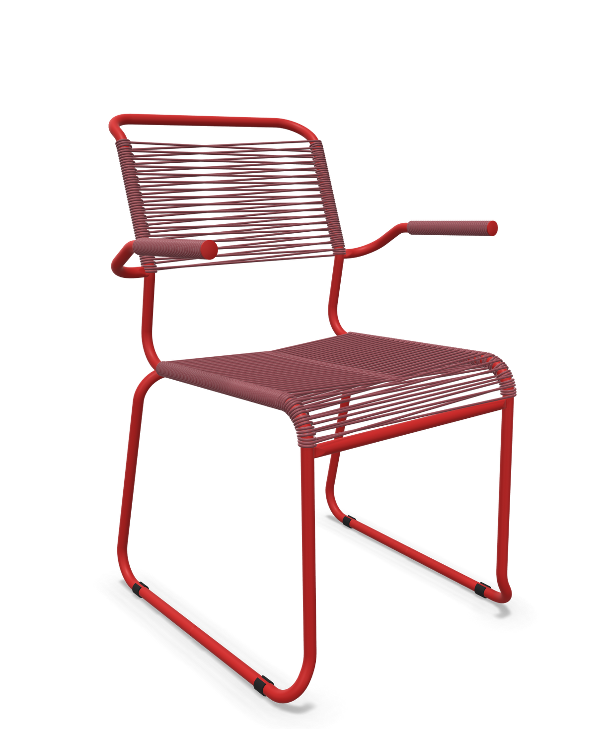 Schaffner Säntis Fauteuil repas Spaghetti pieds en luge