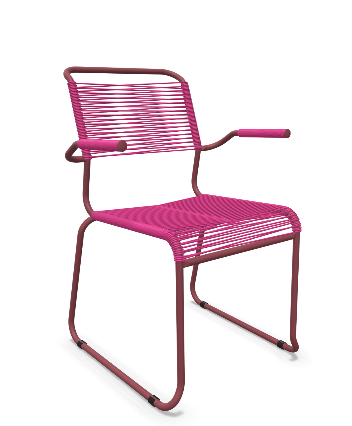 Schaffner Säntis Fauteuil repas Spaghetti pieds en luge