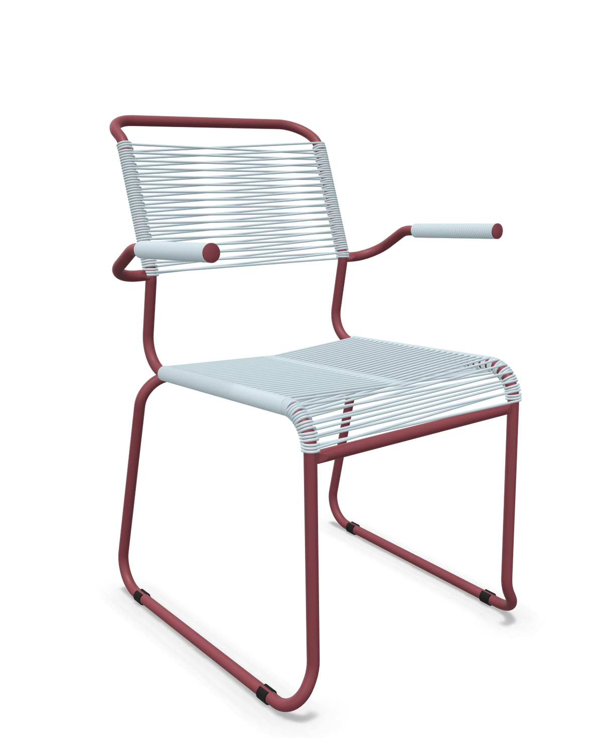 Schaffner Säntis Fauteuil repas Spaghetti pieds en luge