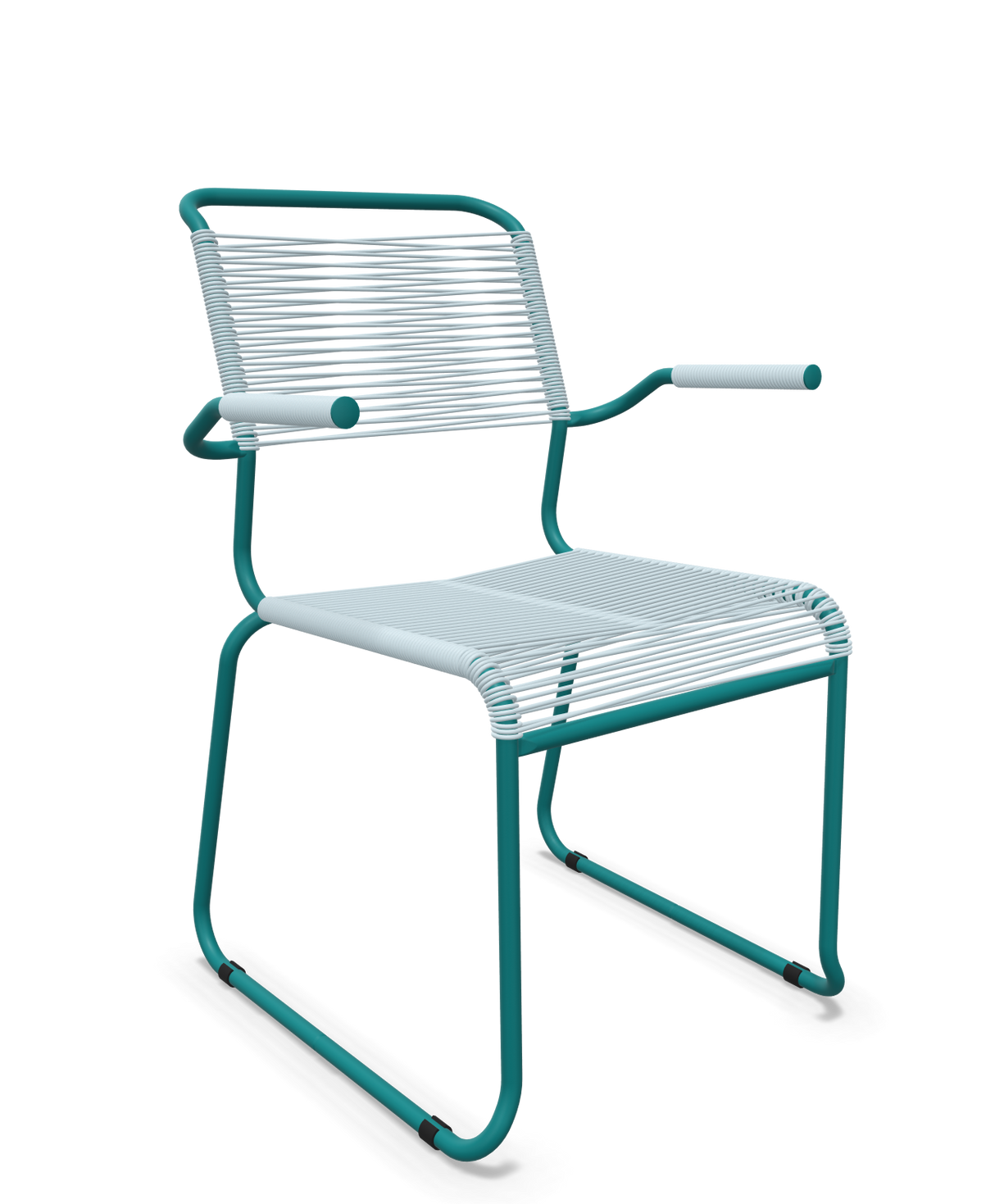 Schaffner Säntis Fauteuil repas Spaghetti pieds en luge