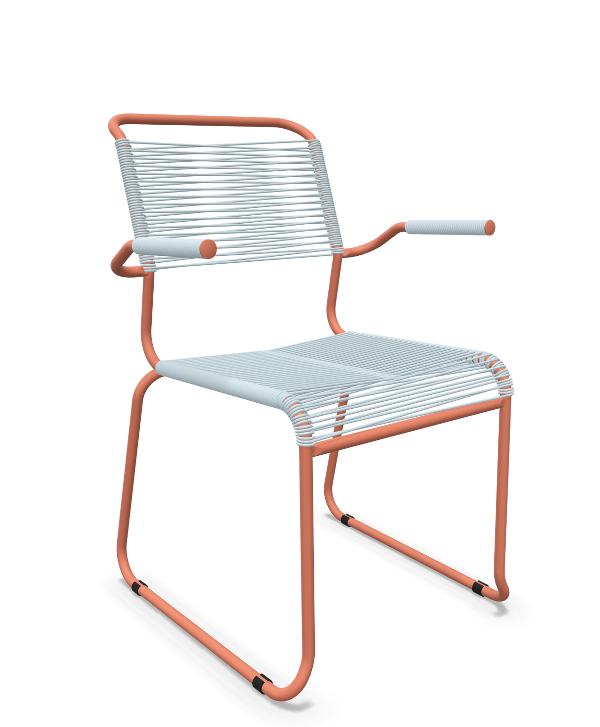 Schaffner Säntis Fauteuil repas Spaghetti pieds en luge