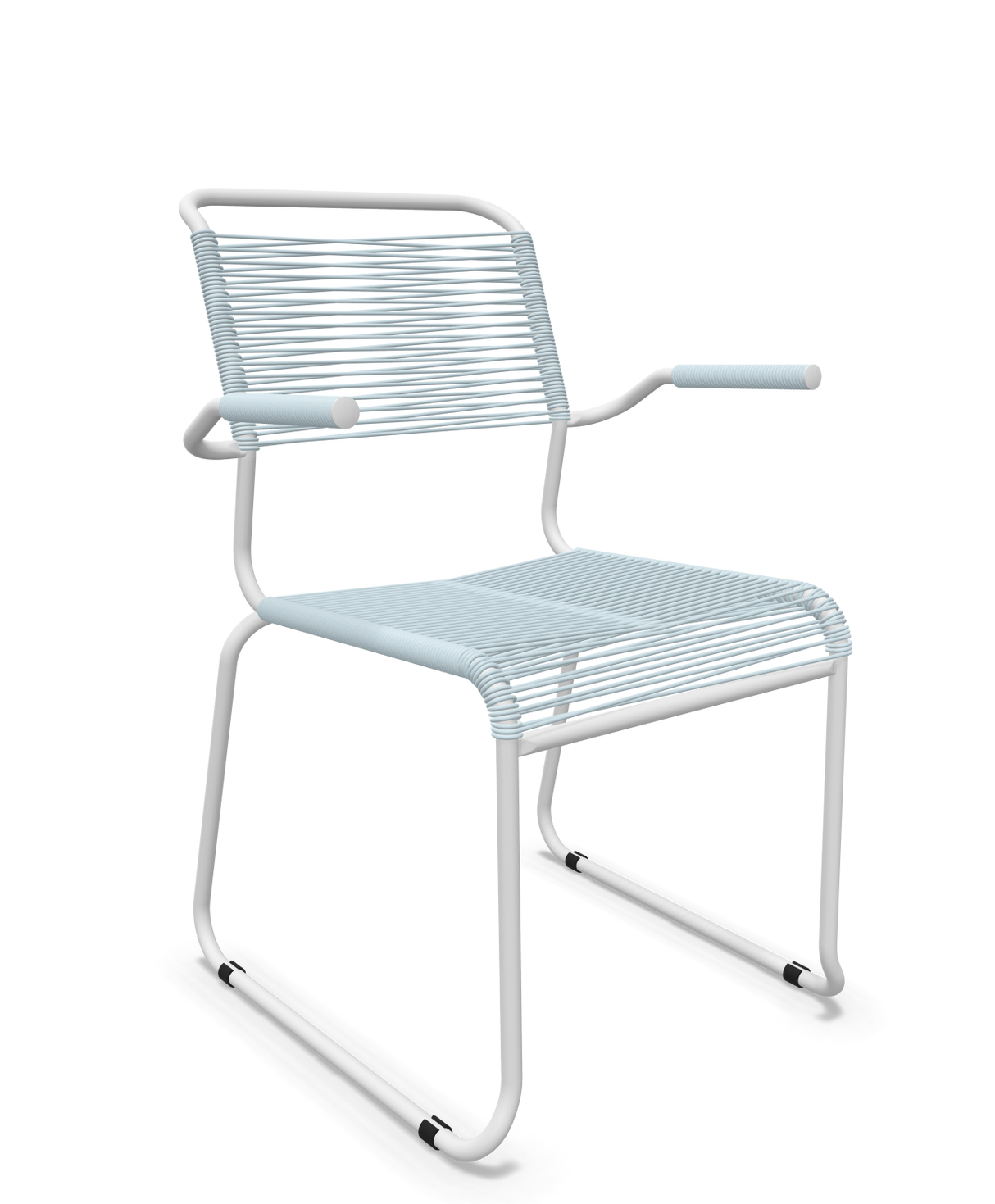 Schaffner Säntis Fauteuil repas Spaghetti pieds en luge