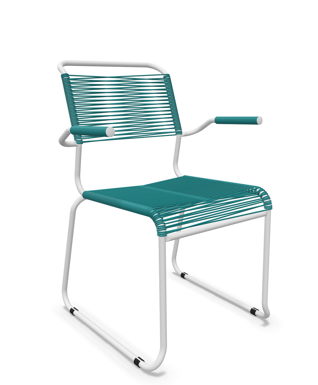 Schaffner Säntis Fauteuil repas Spaghetti pieds en luge