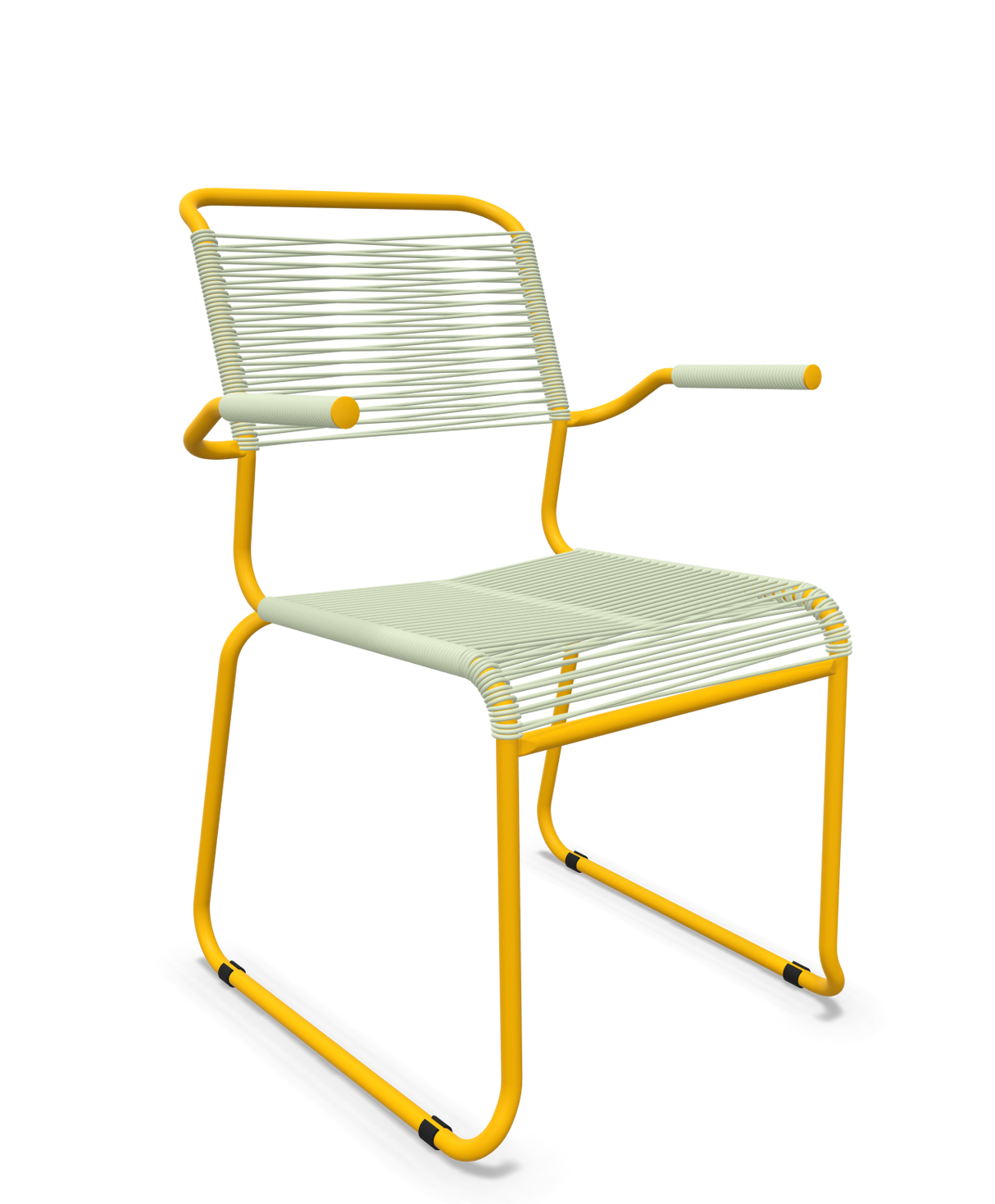 Schaffner Säntis Fauteuil repas Spaghetti pieds en luge