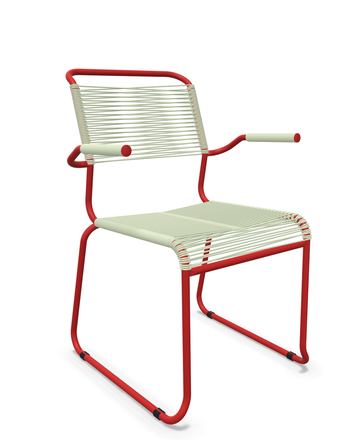 Schaffner Säntis Fauteuil repas Spaghetti pieds en luge