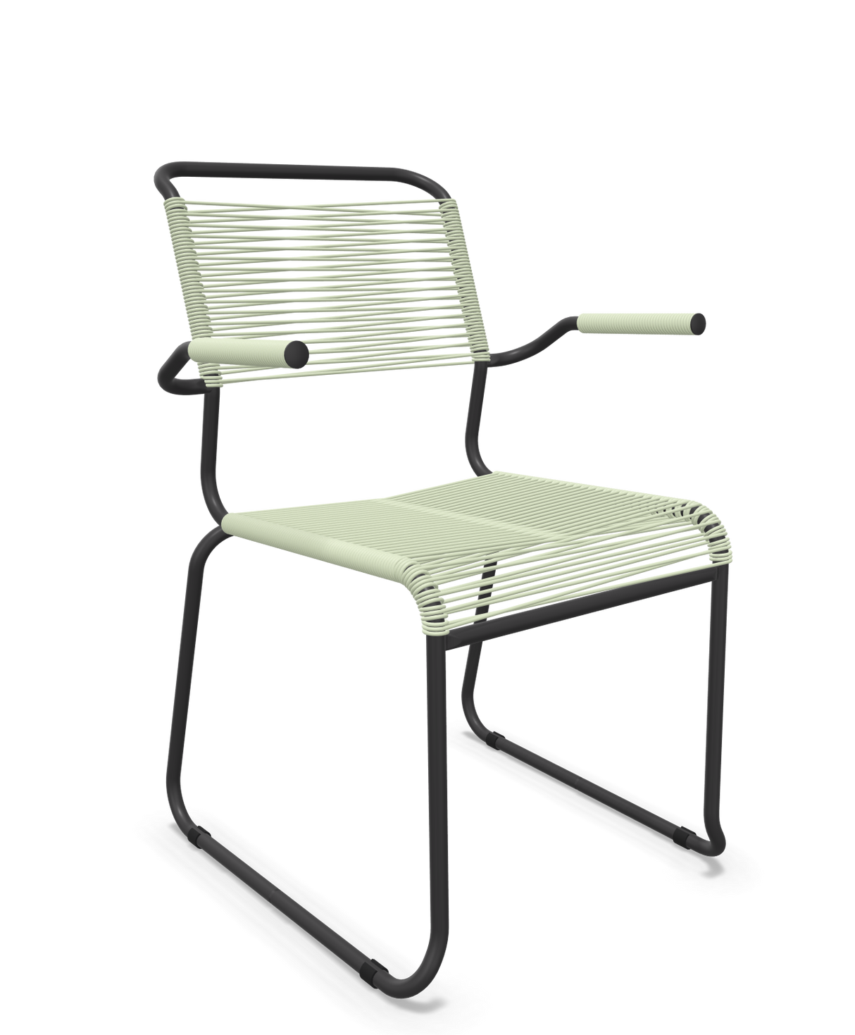 Schaffner Säntis Fauteuil repas Spaghetti pieds en luge