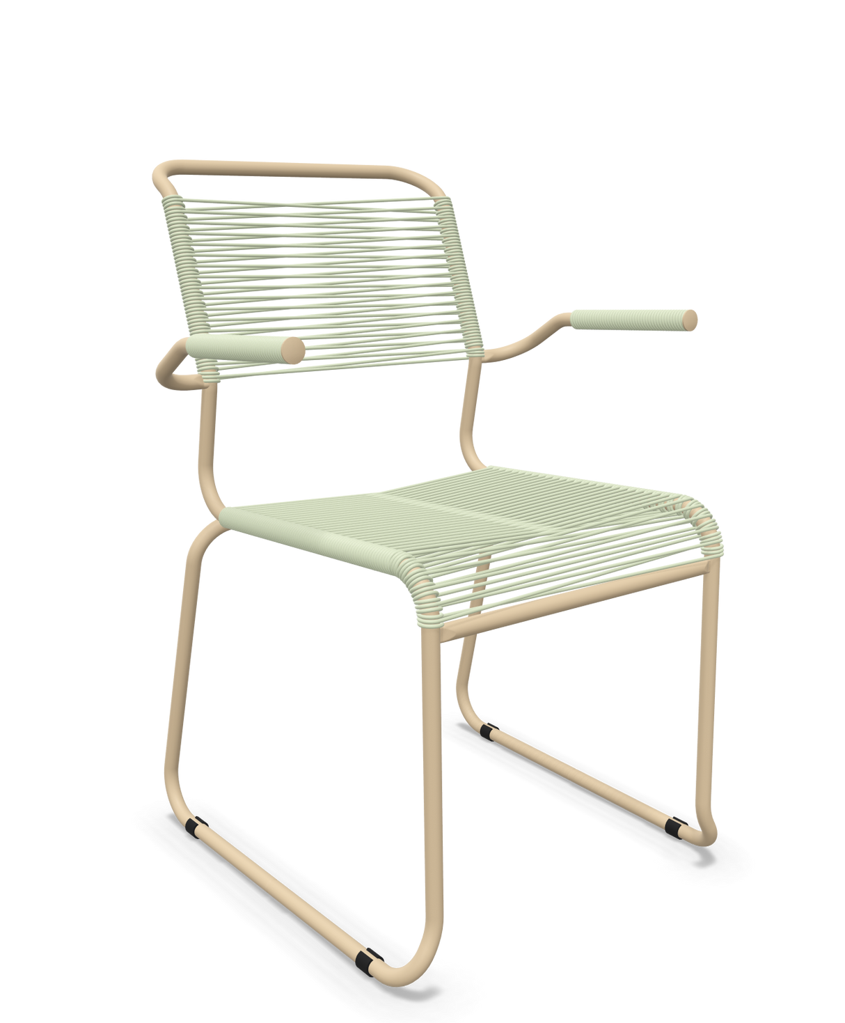 Schaffner Säntis Fauteuil repas Spaghetti pieds en luge