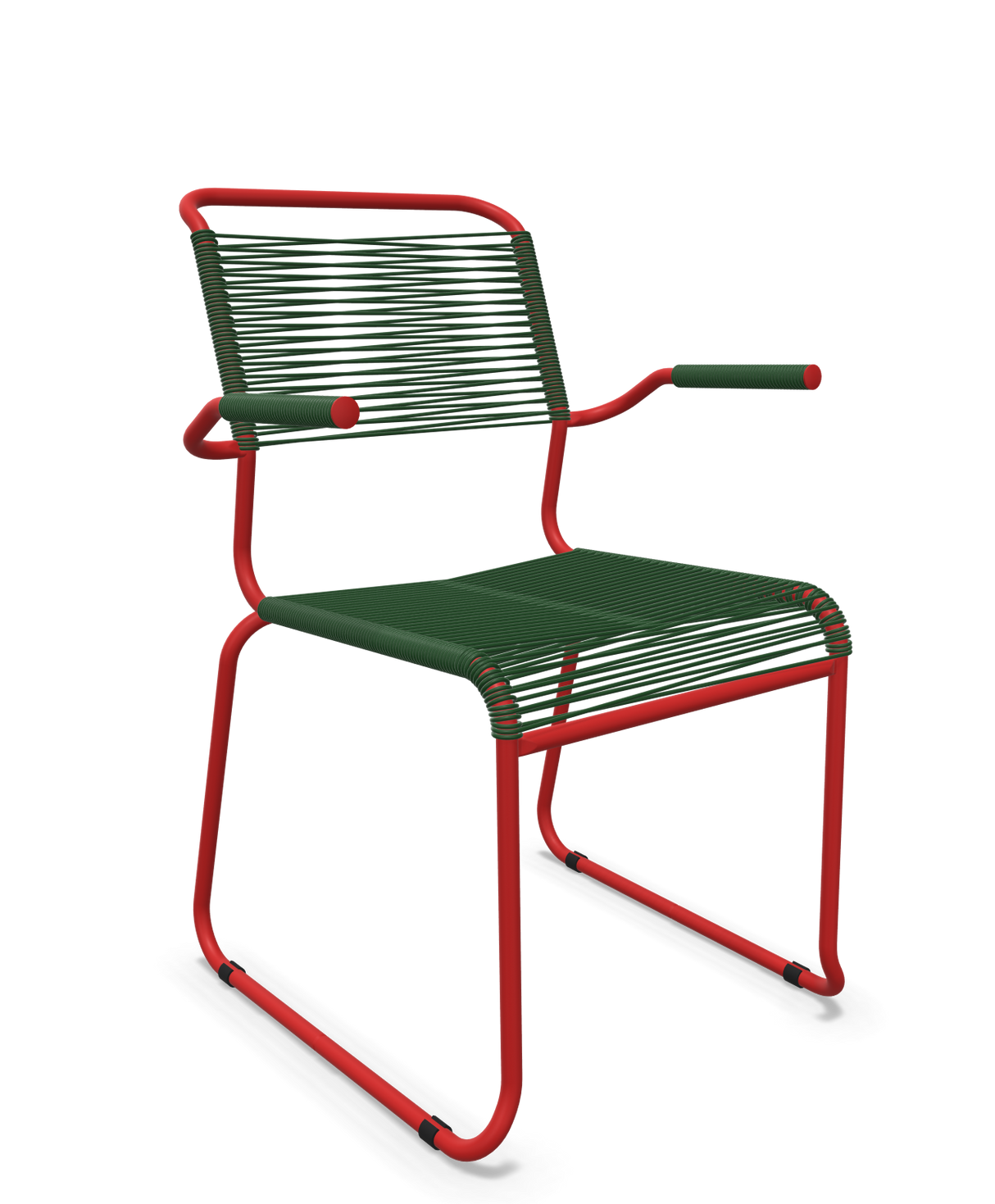 Schaffner Säntis Fauteuil repas Spaghetti pieds en luge