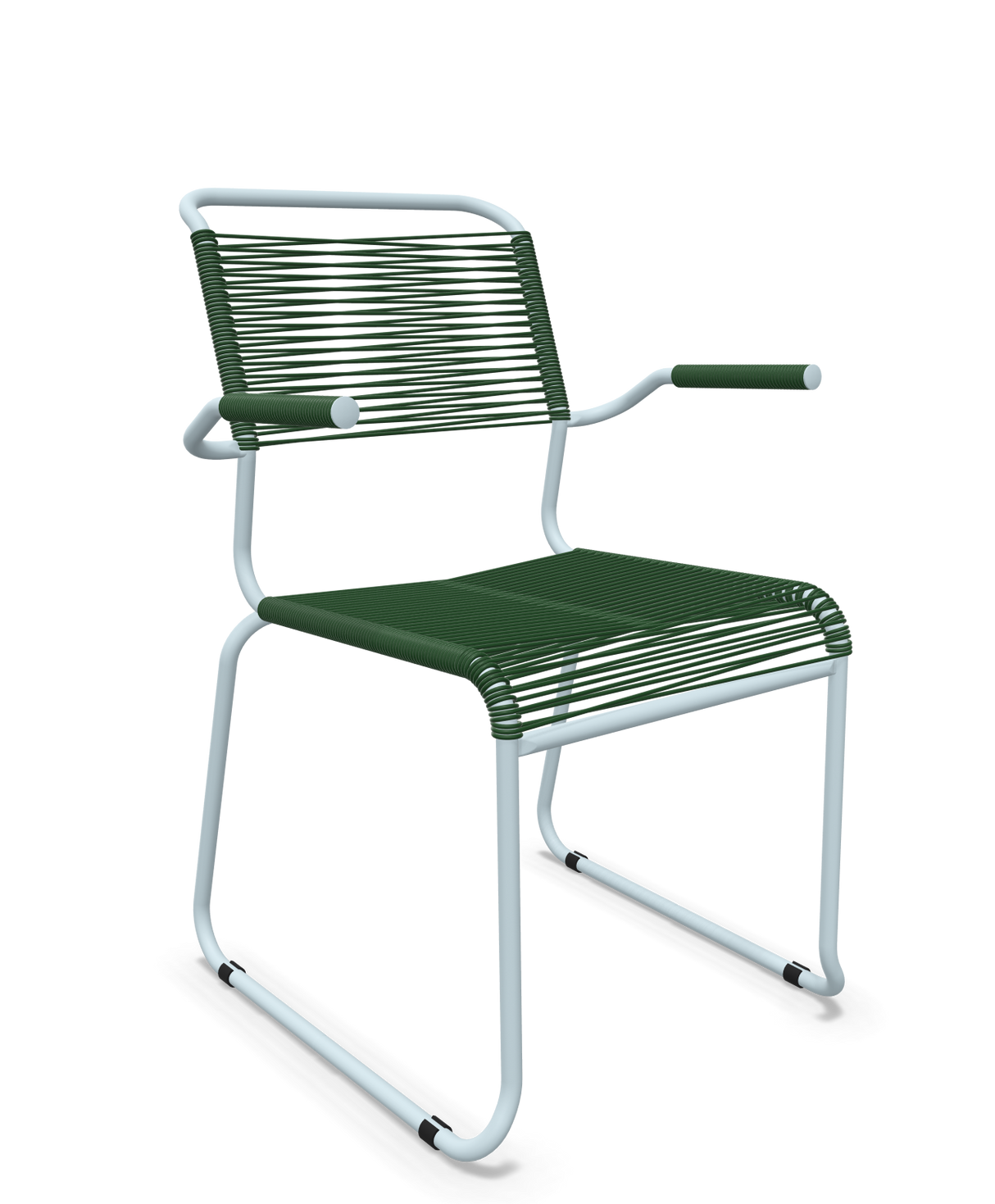 Schaffner Säntis Fauteuil repas Spaghetti pieds en luge