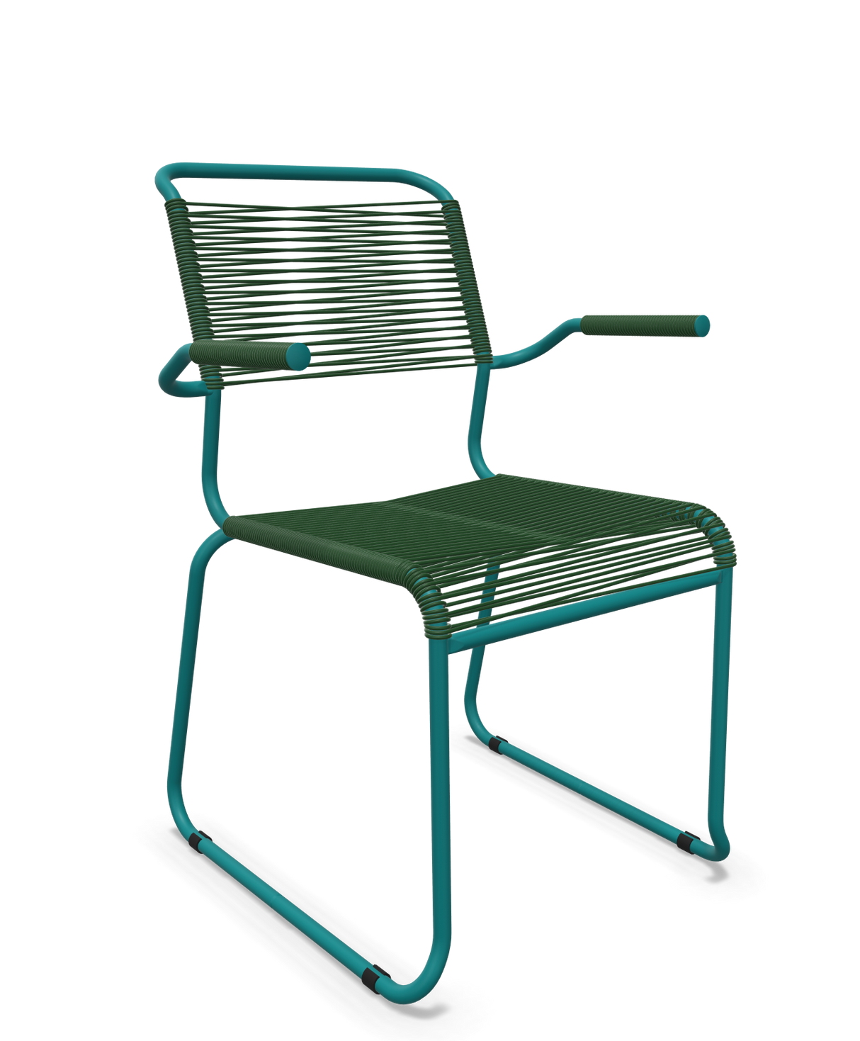Schaffner Säntis Fauteuil repas Spaghetti pieds en luge
