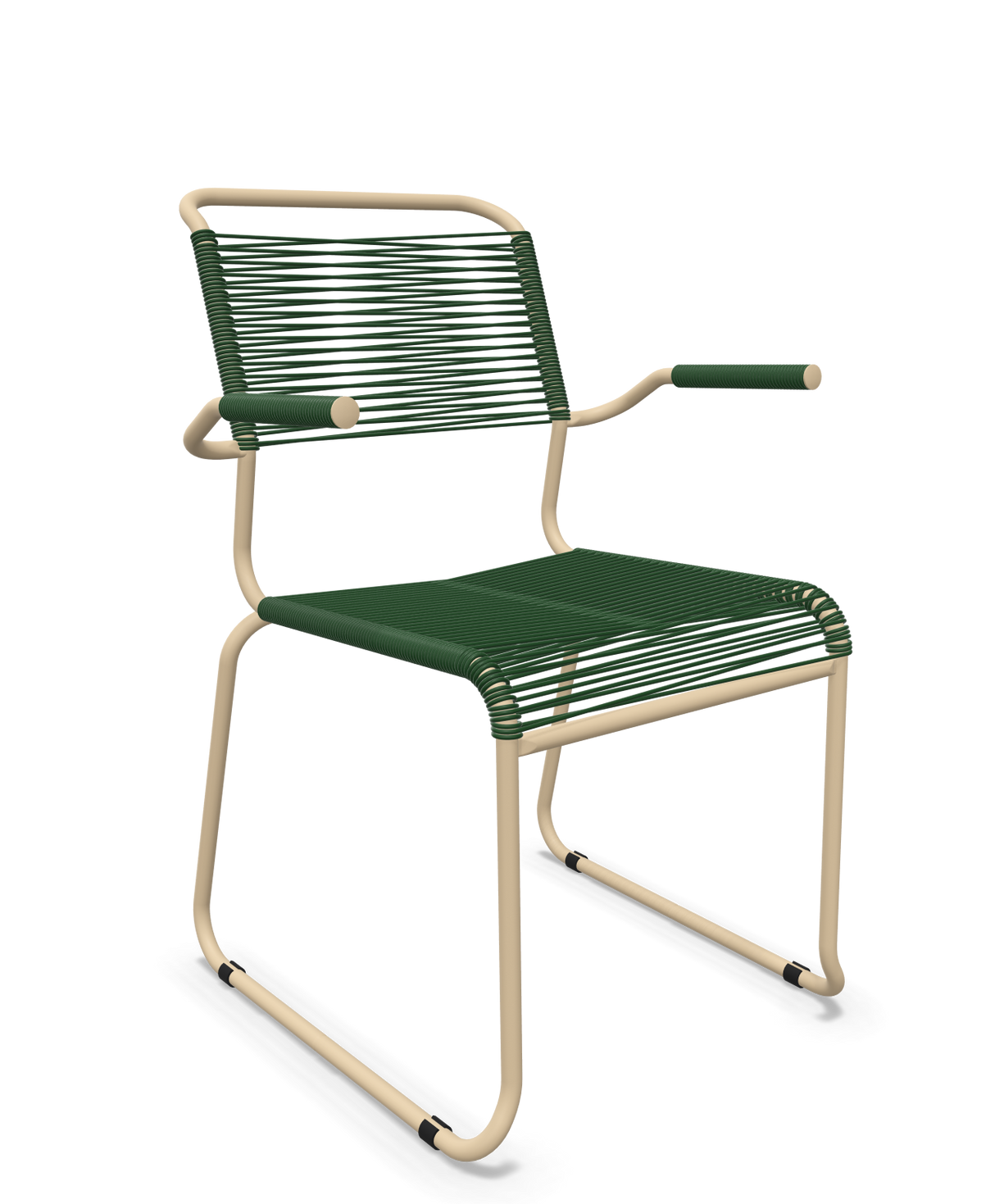 Schaffner Säntis Fauteuil repas Spaghetti pieds en luge