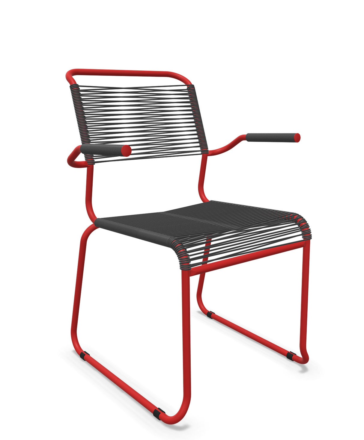 Schaffner Säntis Fauteuil repas Spaghetti pieds en luge
