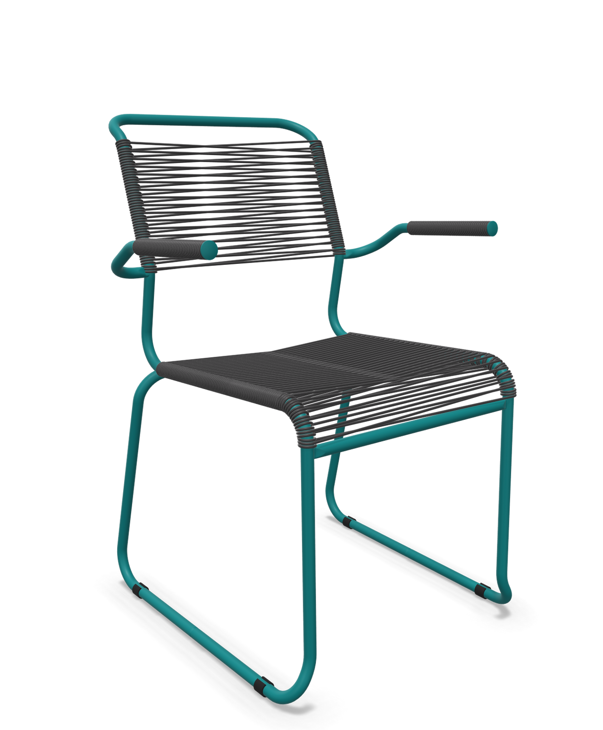 Schaffner Säntis Fauteuil repas Spaghetti pieds en luge