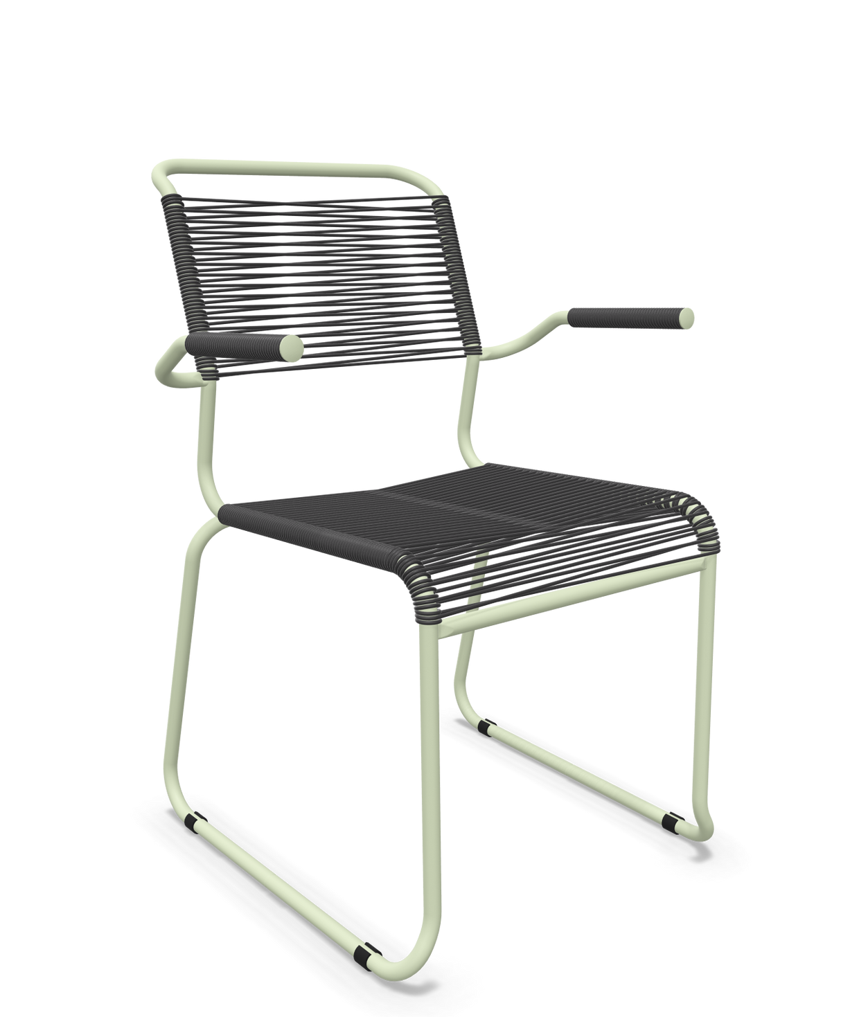 Schaffner Säntis Fauteuil repas Spaghetti pieds en luge