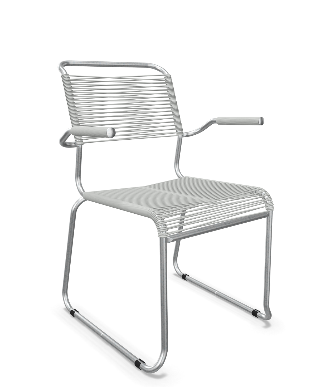 Schaffner Säntis Fauteuil repas Spaghetti pieds en luge
